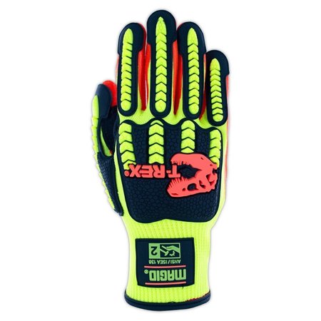 Magid TREX Flex Series TRX500 HiViz Impact Gloves, S TRX500-S